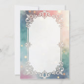 夢の招待状：超現実結婚の 招待状 (裏面)