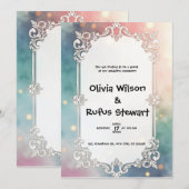 夢の招待状：超現実結婚の 招待状 (正面/裏面)