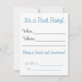 夢の招待 招待状 (裏面)