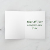 夢の挨拶状をつかまえること カード (内部)