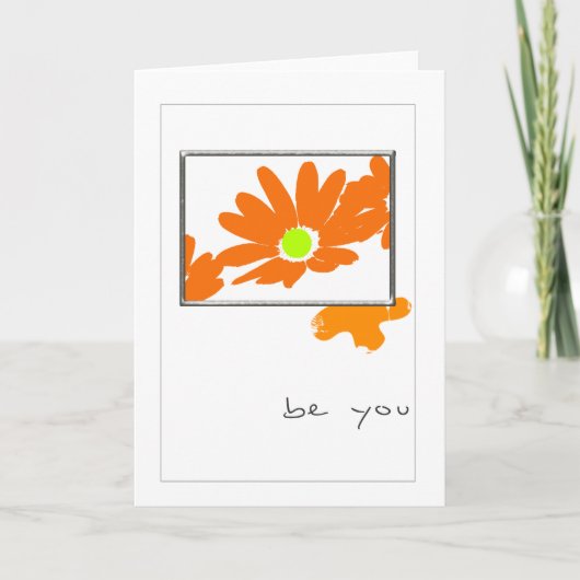 夢の挨拶状 カード (正面)