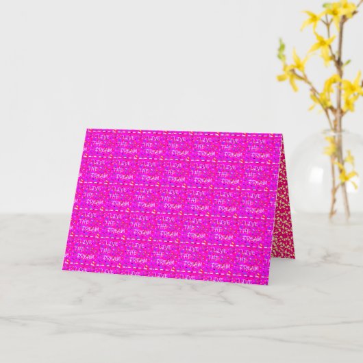 夢の文字を生きる カード (黄色い花)