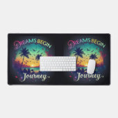 夢の旅を始める デスクマット (キーボード&マウス)