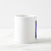 夢の旅ブルーアート コーヒーマグカップ (中央)