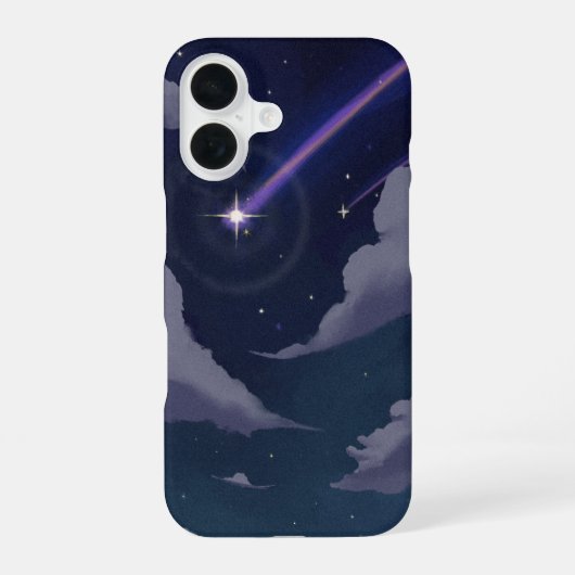 夢の星空 iPhone 16ケース (裏面)