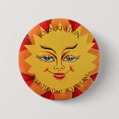 夢の時間を取る 缶バッジ (正面)