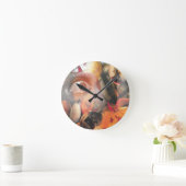 夢の時間 ラウンド壁時計 (ホーム)