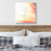 夢の時 キャンバスプリント (インサイチュ (寝室))