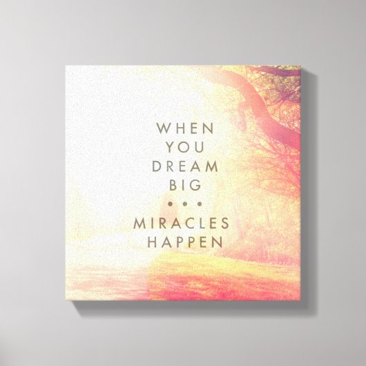 夢の時 キャンバスプリント (正面)