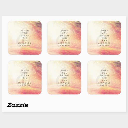 夢の時 スクエアシール (シート)