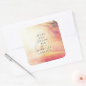 夢の時 スクエアシール (封筒)