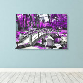 夢の景色パープルフォレスト キャンバスプリント (インサイチュ (ウッドフロア))