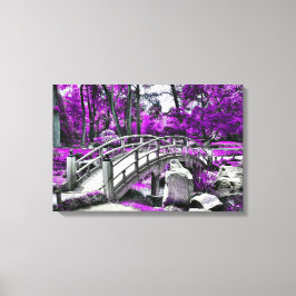 夢の景色パープルフォレスト キャンバスプリント