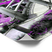 夢の景色パープルフォレスト ポスター (角)