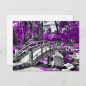 夢の景色パープルフォレスト ポストカード (正面/裏面)