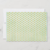 夢の月の虎が輝く小さな星1歳の誕生日 招待状 (裏面)