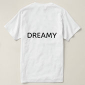 夢の月猫Tシャツ | かわいい眠り猫Tシャツ Tシャツ (デザイン裏面)