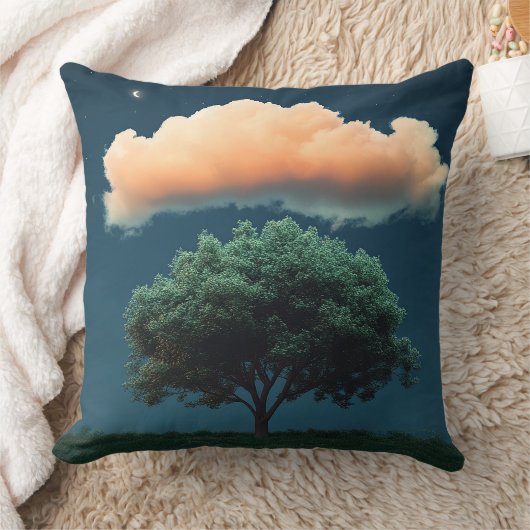 夢の木と雲 クッション (ブランケット)