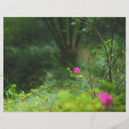 夢の森の花 スクラップブックペーパー