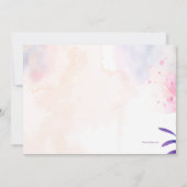 夢の植物園 プロム招待状 招待状 (裏面)