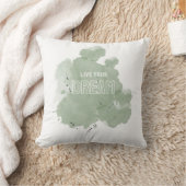 夢の水の色スプラッシュコレクションに住む» クッション (ブランケット)