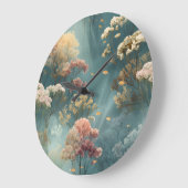 夢の水中植物時計 ラージ壁時計 (傾斜)