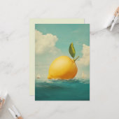 夢の海のレモンアイランド カード (正面/裏面インサイチュ)