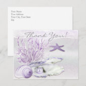 夢の海岸 オーキッド 感謝 ポストカード (正面/裏面)