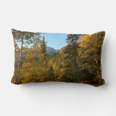夢の湖へ向かう道の秋 ランバークッション (裏面)