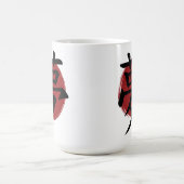 夢の漢字の記号の書日本の道 コーヒーマグカップ (中央)