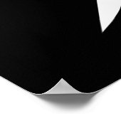 夢の漢字の記号の書日本の道 ポスター (角)