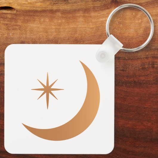 夢の無限の可能性を作成ボタンキーチャイ キーホルダー (裏面)