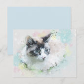 夢の猫はがき ポストカード (正面/裏面)