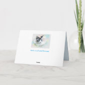 夢の猫グリーティングカード カード (裏面)