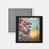 夢の獅子磁石 マグネット (正面/裏面)