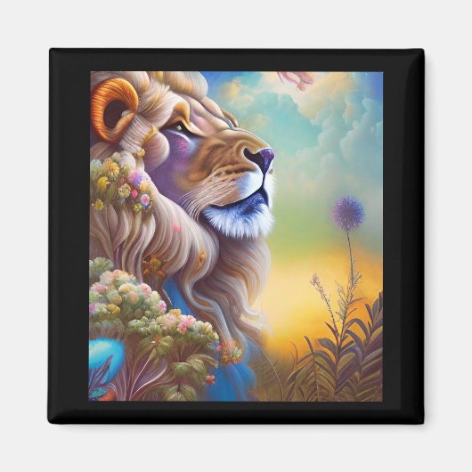 夢の獅子磁石 マグネット (正面)