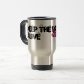 夢の生きたの種族保って下さい トラベルマグ (正面左)