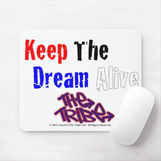 夢の生きたの種族保って下さい マウスパッド (マウス)