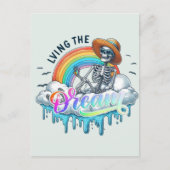 夢の生活 - スケルトン ポストカード (正面)