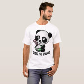 夢の生活 パンダベア 中国料理 Tシャツ (正面フル)
