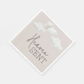 夢の男女兼用天国がジェンダーの暴露を送信 スタンダードランチョンナプキン (角)