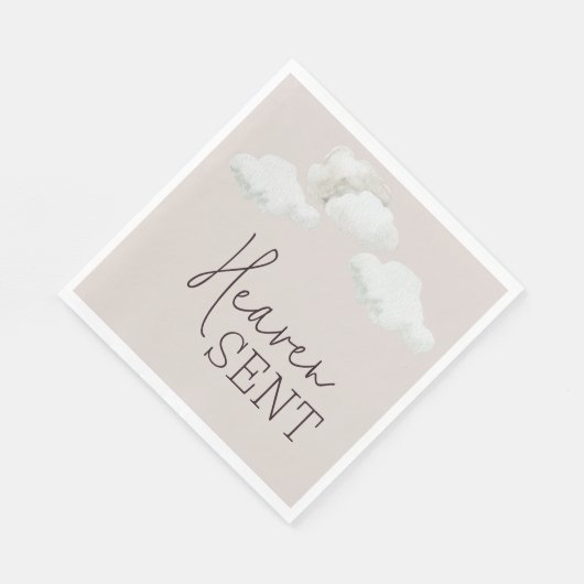 夢の男女兼用天国がジェンダーの暴露を送信 スタンダードランチョンナプキン (角)