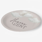 夢の男女兼用天国がジェンダーの暴露を送信 ペーパープレート (アングル)