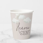 夢の男女兼用天国がジェンダーの暴露を送信 紙コップ (裏面)