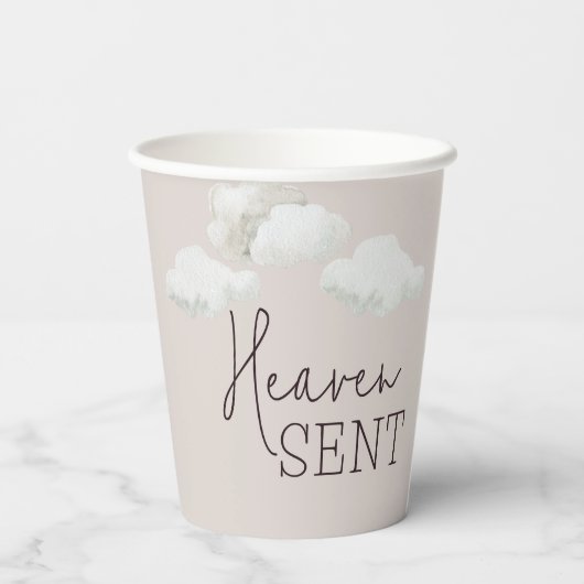 夢の男女兼用天国がジェンダーの暴露を送信 紙コップ (裏面)