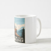 夢の発見を探索する コーヒーマグカップ (正面右)