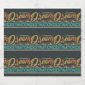 夢の目的地 スパークリングワインラベル (シングルラベル)