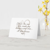 夢の真来のグリーティングカード カード (黄色い花)