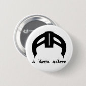 夢の眠ったロゴボタン 缶バッジ (正面&裏面)