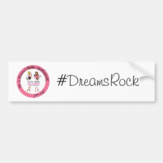 夢の石 バンパーステッカー (正面)